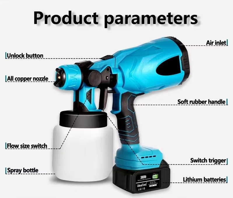 RooYard™ Cordless Paint Sprayer